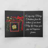 Mikitiez Christmasnoel angle gift star Folie Feestdagenkaart (Binnenlaag)