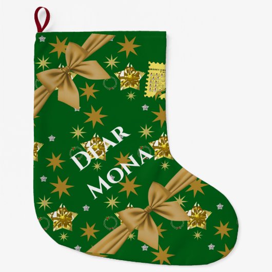 Mikitiez Christmasnoel angle gift star Grote Kerstsok (Voorkant)