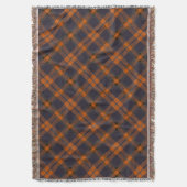 Mikitiez classic retro  donkerblauw gecontroleerd  deken (Voorkant Verticaal)