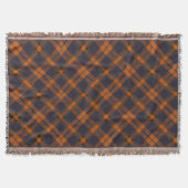 Mikitiez classic retro  donkerblauw gecontroleerd  deken (Voorkant)