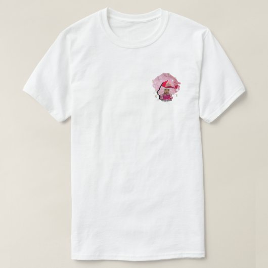 Mikitiez cottoncandy ijsje warme zonnige dag t-shirt (Design voorkant)