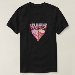 Mikitiez cottoncandy ijsje warme zonnige dag t-shirt
