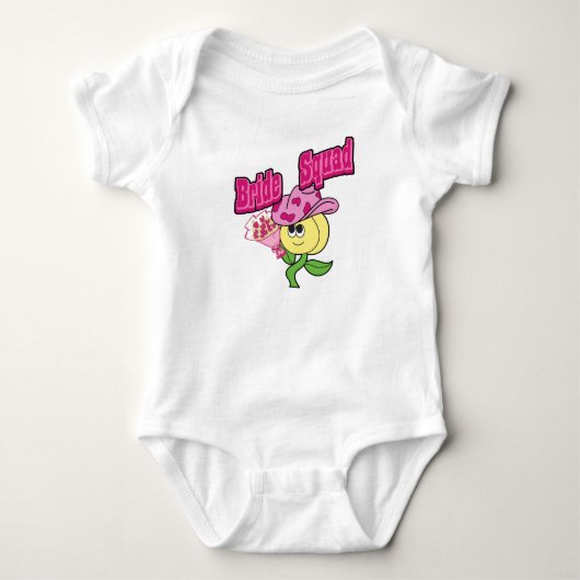 Mikitiez cowboy bruidsentourage junibruid romper (Voorkant)