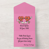 Mikitiez cowboy bruidsquad juni bruid all in one uitnodiging (Binnen)