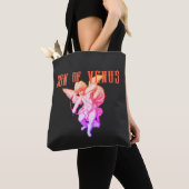 Mikitiez cupid valentijn hoek regenboog liefde ven tote bag (Dichtbij)