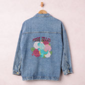 Mikitiez dinosaurus bruid bruiloft team denim jacket (Hangar)