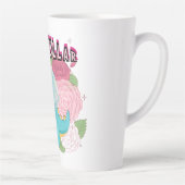 Mikitiez dinosaurus bruid bruiloft team latte mok (Rechts)