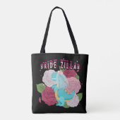 Mikitiez dinosaurus bruid bruiloft team tote bag (Achterkant)