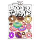 Mikitiez donut picknick america pridemont Olympisc Heupfles (Voorkant)