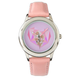 Mikitiez dreamer skull tatto regenbow roos strand horloge