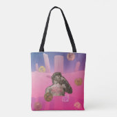 Mikitiez februari valentijn paar romein frans tote bag (Achterkant)