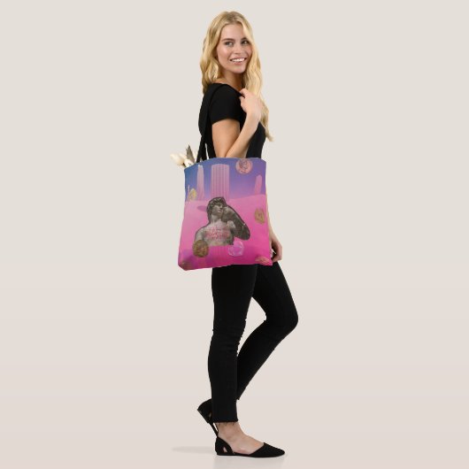 Mikitiez februari valentijn paar romein frans tote bag (Op model)