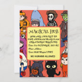 Mikitiez fee haai wizard grimreaper frankenstei kaart (Voorkant)