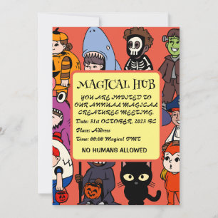 Mikitiez fee haai wizard grimreaper frankenstei kaart