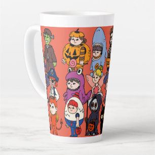 Mikitiez fee haai wizard grimreaper frankenstei latte mok