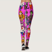 Mikitiez fee haai wizard grimreaper frankenstei leggings (Achterkant)