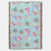 Mikitiez fee hoek blauw sky snoep papaver liefde deken (Voorkant Verticaal)