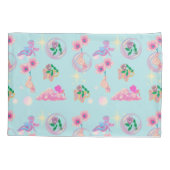 Mikitiez fee hoek blauw sky snoep papaver liefde kussensloop (Achterkant-Links)