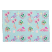 Mikitiez fee hoek blauw sky snoep papaver liefde kussensloop (Achterkant-Rechts)