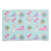 Mikitiez fee hoek blauw sky snoep papaver liefde kussensloop (Voorkant-Rechts)