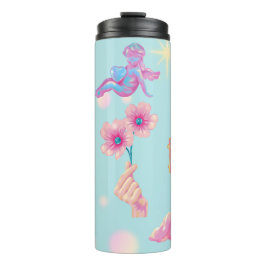 Mikitiez fee hoek blauw sky snoep papaver liefde thermosbeker