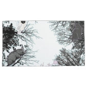 Mikitiez fee magische boom bos uil mol kussensloop (Voorkant-Rechts)