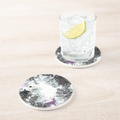 Mikitiez fee magische boom bos uil mol zandsteen onderzetter (Zijkant)