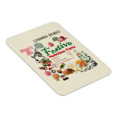 Mikitiez festivechristmas recipe baking holiday magneet (Rechterzijde)