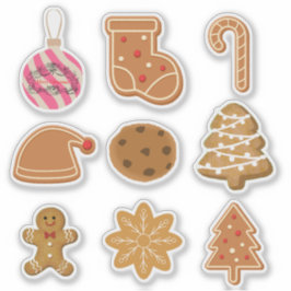 Mikitiez gingerbread christmascookiesandmilk santa sticker