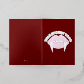 Mikitiez gothic halloween bruiloft soulmate  folie wenskaart (Buiten Laag)