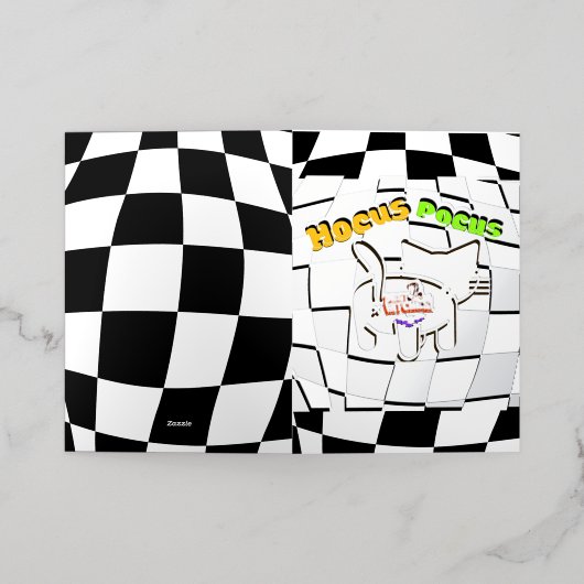 Mikitiez gothic halloween bruiloft soulmate  folie wenskaart (Buiten Laag)