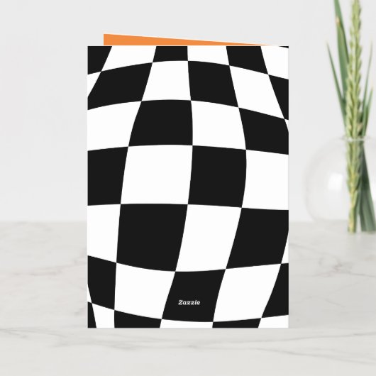 Mikitiez gothic halloween bruiloft soulmate  folie wenskaart (Achterkant)