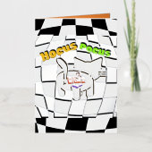 Mikitiez gothic halloween bruiloft soulmate  folie wenskaart (Voorkant)