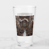 Mikitiez gothic halloween bruiloft soulmate  glas (Achterkant)