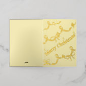 Mikitiez gothmas ribbon redwhite candycane x'mas folie feestdagenkaart (Buiten Laag)