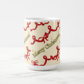 Mikitiez gothmas ribbon redwhite candycane x'mas koffiemok (Center)