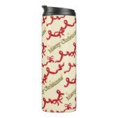 Mikitiez gothmas ribbon redwhite candycane x'mas thermosbeker (Geroteerd rechts)