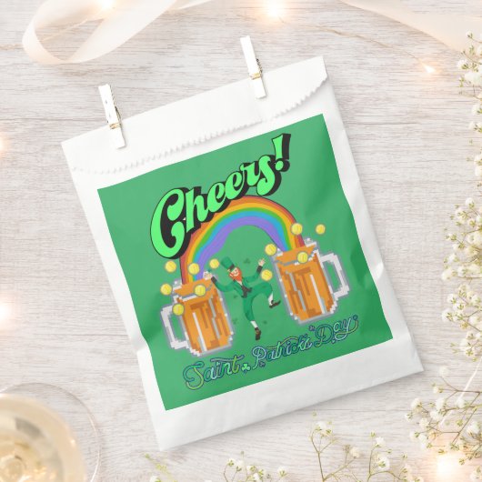 Mikitiez groen geluk Saint Patrick's Day Ierse bie Bedankzakje (Geknipt)