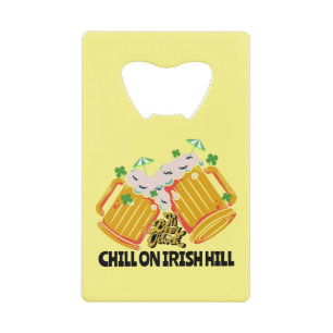 Mikitiez groen geluk Saint Patrick's Day Ierse bie Creditkaart Flessenopener