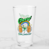 Mikitiez groen geluk Saint Patrick's Day Ierse bie Glas (Achterkant)