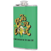 Mikitiez groen geluk Saint Patrick's Day Ierse bie Heupfles (Links)