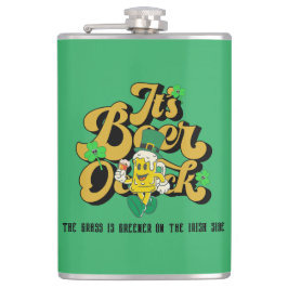 Mikitiez groen geluk Saint Patrick's Day Ierse bie Heupfles