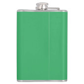 Mikitiez groen geluk Saint Patrick's Day Ierse bie Heupfles (Achterkant)