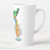 Mikitiez groen geluk Saint Patrick's Day Ierse bie Latte Mok (Rechts)