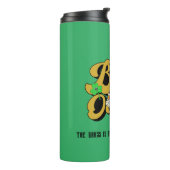 Mikitiez groen geluk Saint Patrick's Day Ierse bie Thermosbeker (Gedraaid links)