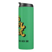 Mikitiez groen geluk Saint Patrick's Day Ierse bie Thermosbeker (Geroteerd rechts)