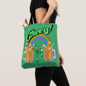 Mikitiez groen geluk Saint Patrick's Day Ierse bie Tote Bag (Dichtbij)
