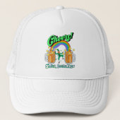Mikitiez groen geluk Saint Patrick's Day Ierse bie Trucker Pet (Voorkant)