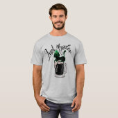 Mikitiez groene munt geluk blackcat saintpatrick t-shirt (Voorkant volledig)
