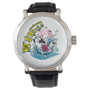 Mikitiez haai oceaan golf zomer scheerapparaat horloge